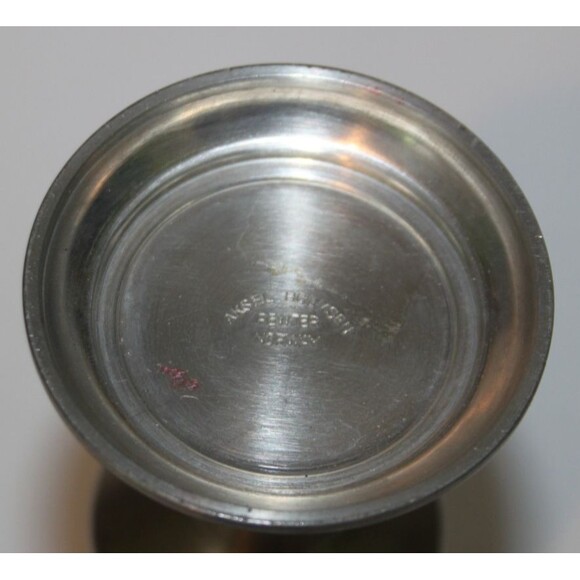 Aksel Holmsen Pewter Chalice Goblet 7" Norway Scandinavian Drinkware Vintage - Picture 7 of 8